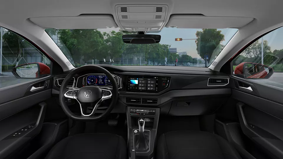 Interior do VW Polo 2025