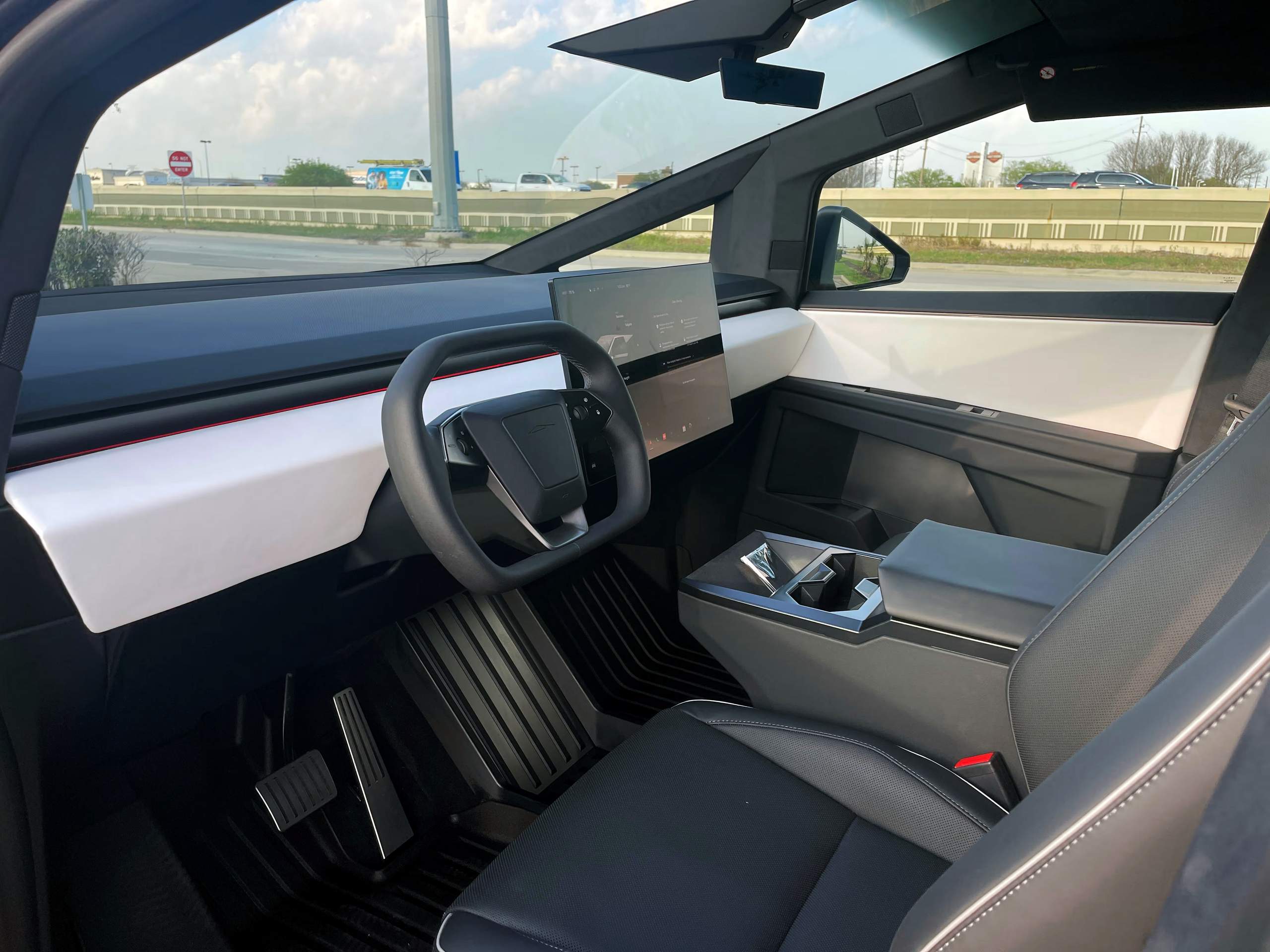 Cabine interna Tesla Cybertruck