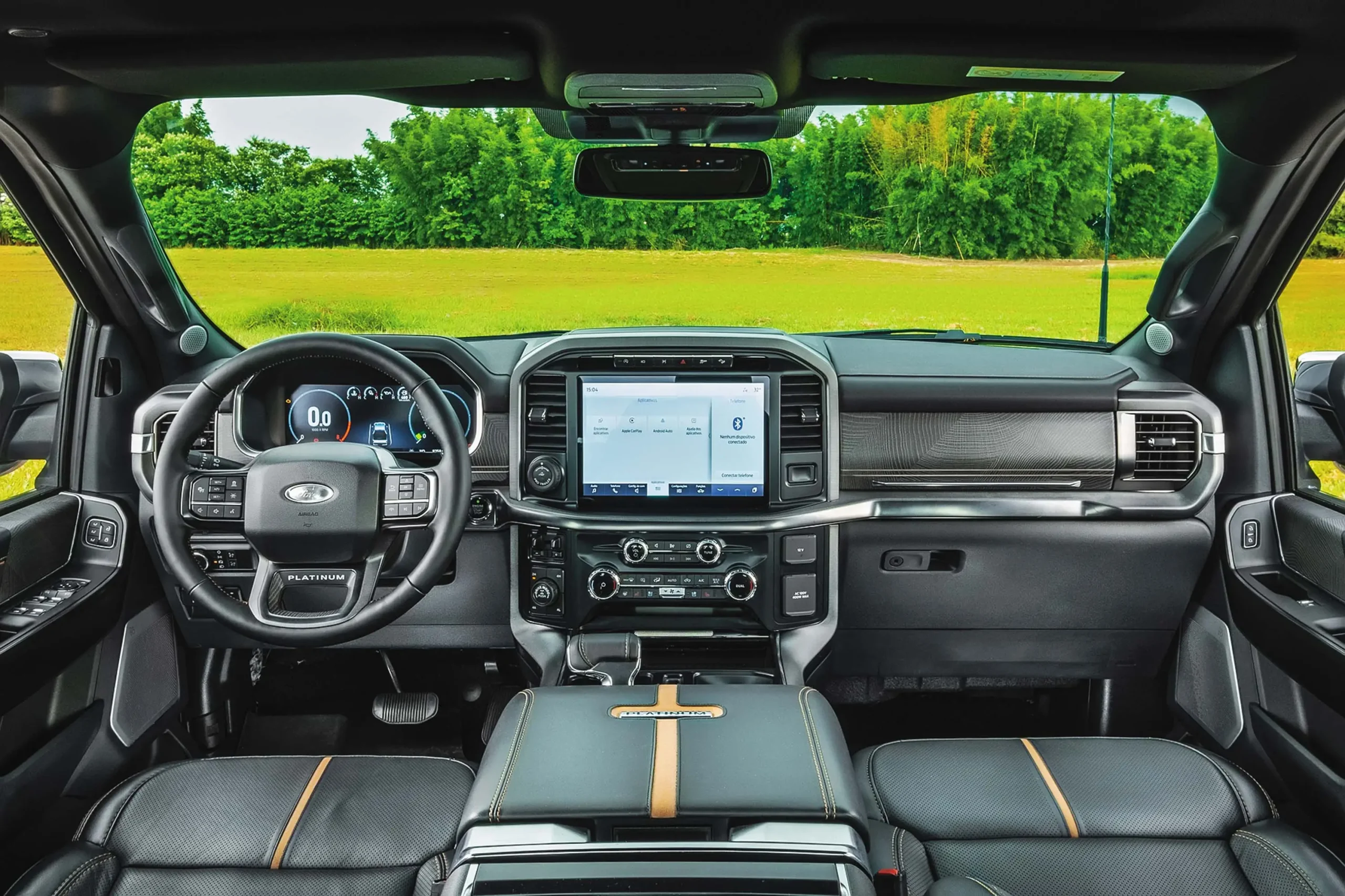 Interior da picape Ford F-150