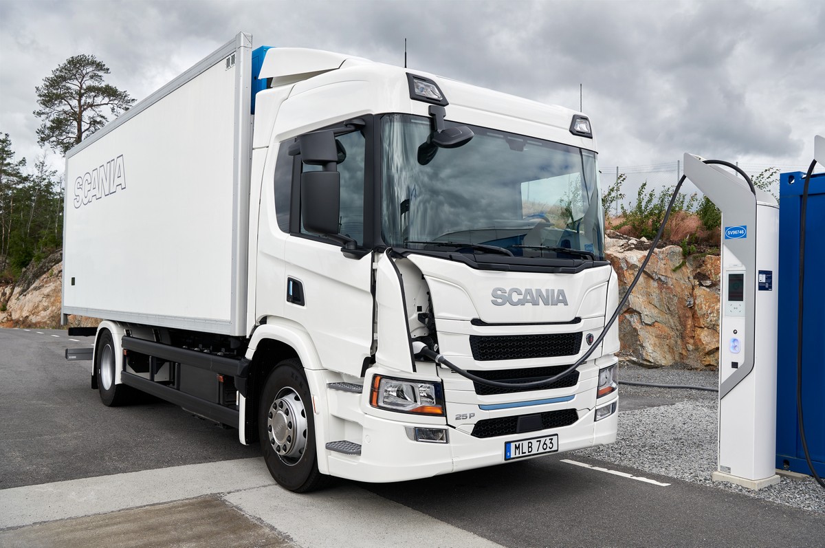 novo caminhão elétrico Scania