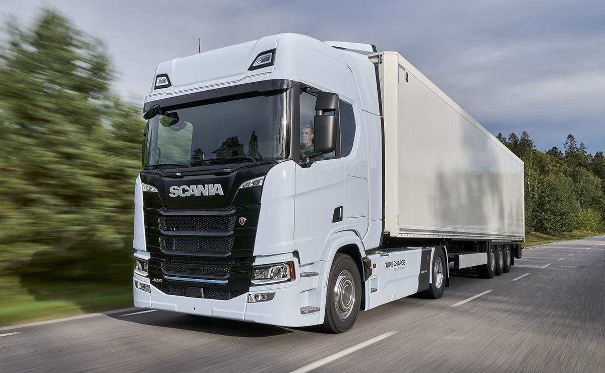 novo caminhão elétrico Scania