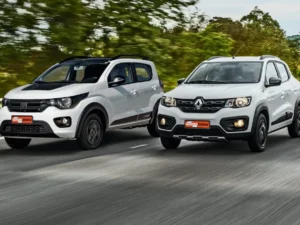 Carros populares de 2025; qual é o melhor: Fiat Mobi ou Renault Kwid?