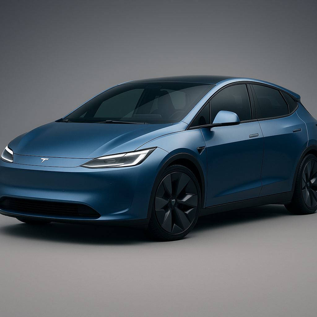 Como seria o BYD Dolphin se ele fosse da Tesla