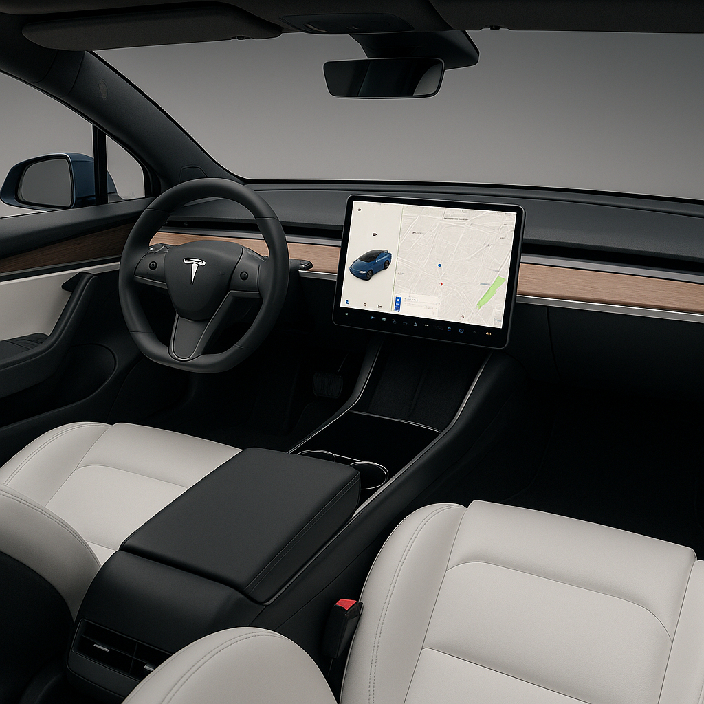 Como seria o BYD Dolphin se ele fosse da Tesla
