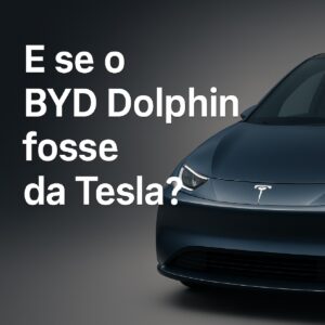E se o BYD Dolphin fosse da Tesla, como ele seria? Veja a projeção!
